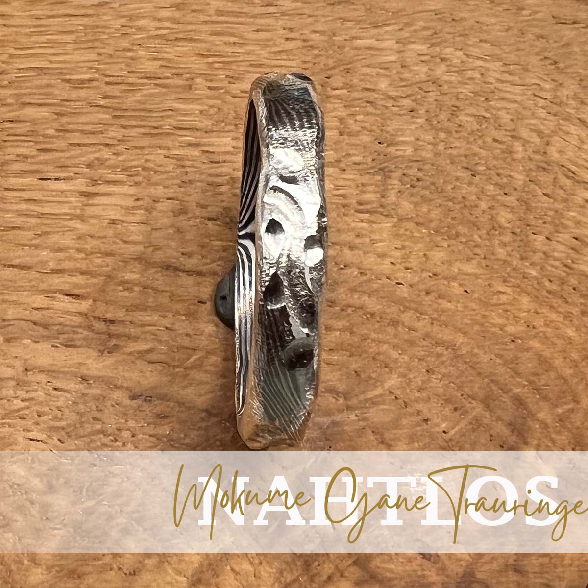 Mokume Gane Ringe im Damast Style