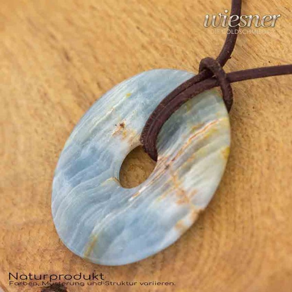 Aragonite Donut Necklace