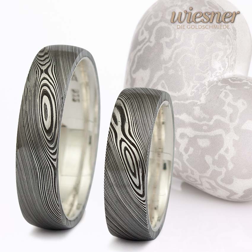 Damascus steel rings and wedding rings buy