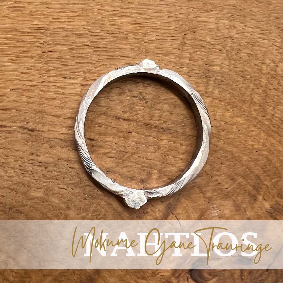 Mokume Gane Ringe im Damast Style