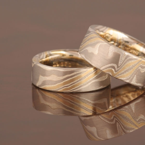 Trauringe Mokume Gane Kaiwa # 777