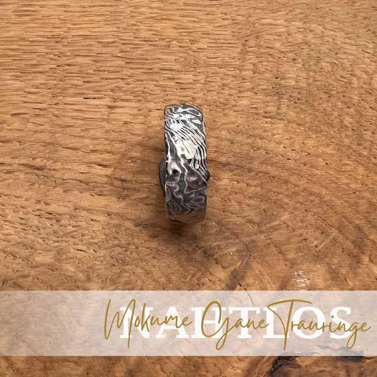 Mokume Gane Ringe im Damast Style