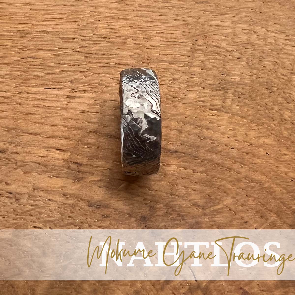 Mokume Gane Ringe im Damast Style