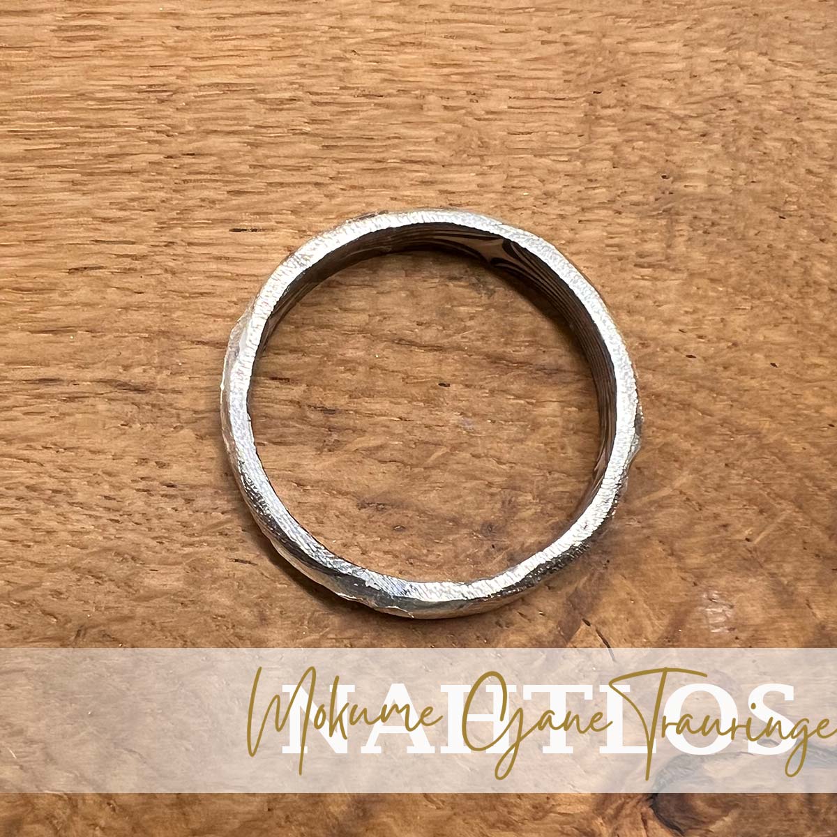 Mokume Gane Ringe im Damast Style