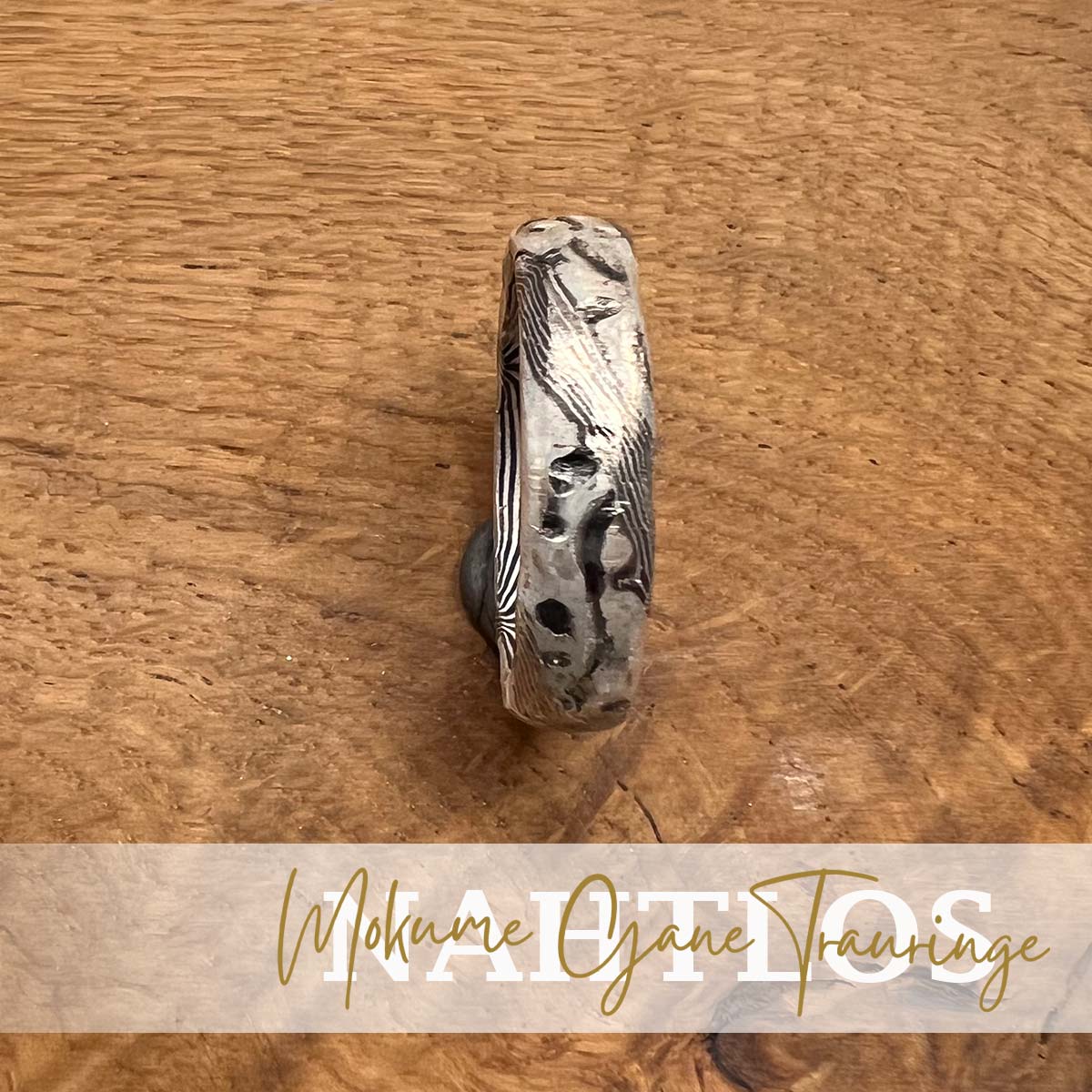 Mokume Gane Ringe im Damast Style