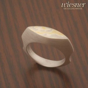 Mokume Gane Ring Funa