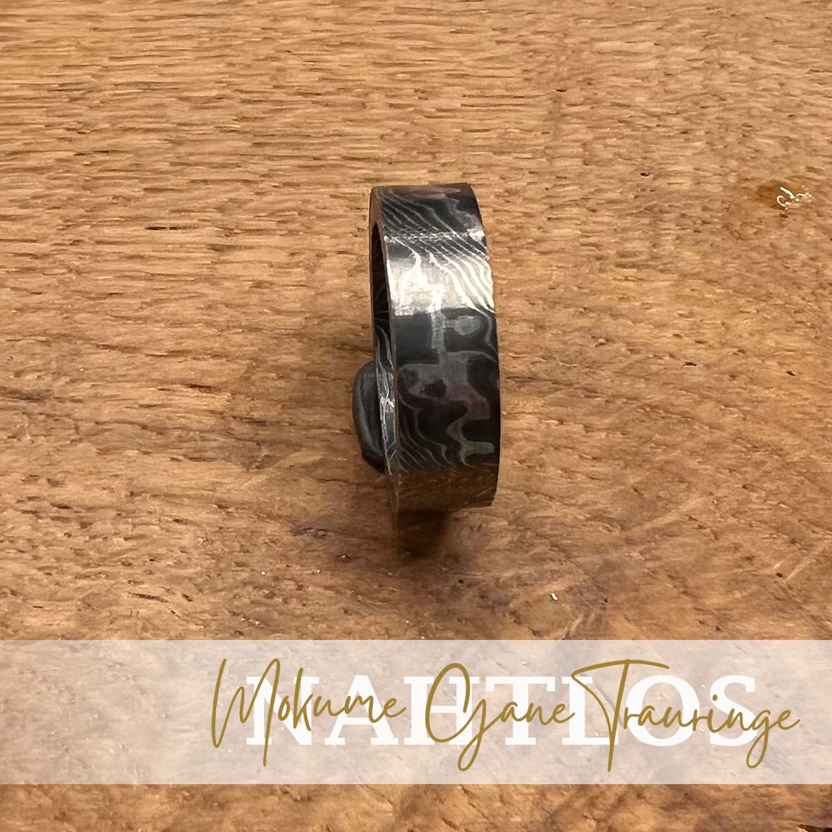 Mokume Gane Ringe im Damast Style