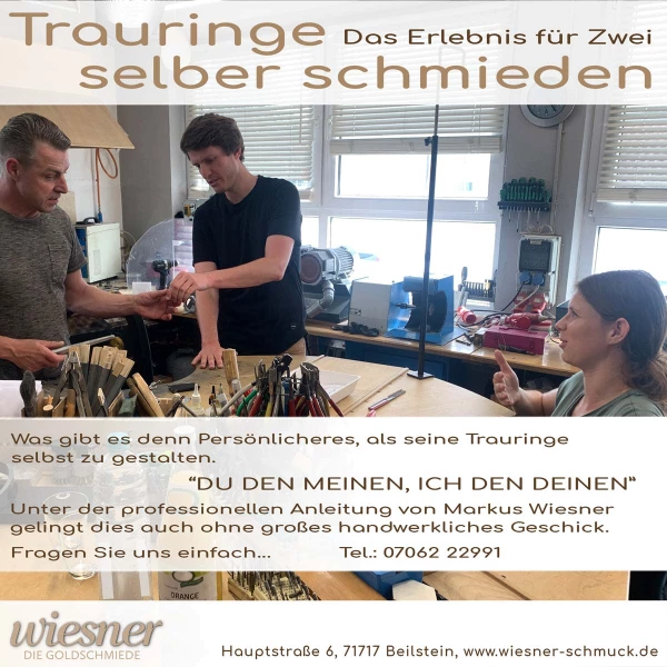 Trauringe selber schmieden