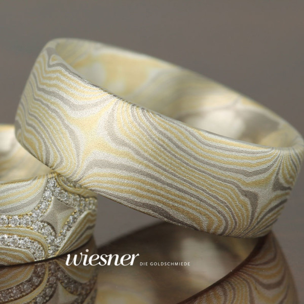 Mokume Gane Herrenring #752